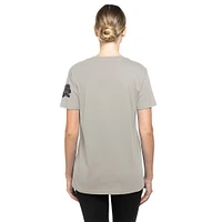 T-shirt New Era crème pour femme, collection or 2025 des Los Angeles Dodgers