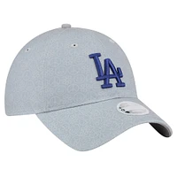 Women's New Era Gray Los Angeles Dodgers Don't Worry 9TWENTY Adjustable Hat