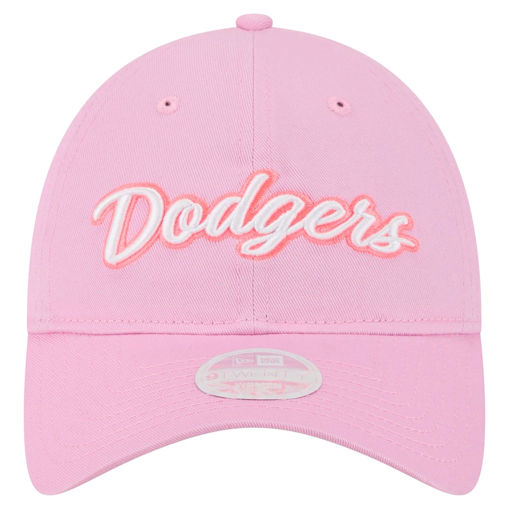 Women's New Era Pink Los Angeles Dodgers Mother's Day 9TWENTY Adjustable Hat