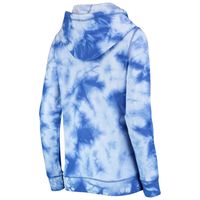 Women's New Era Royal Los Angeles Dodgers Tie-Dye Full-Zip Hoodie