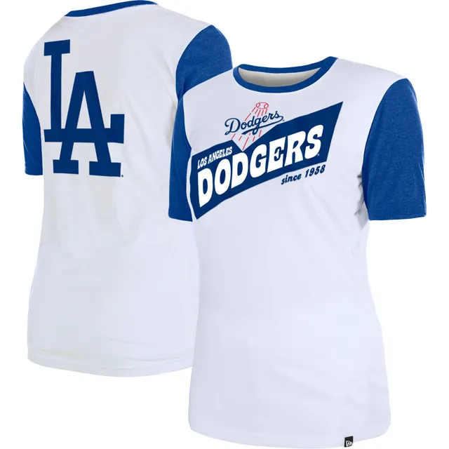 Women's Levelwear White Los Angeles Dodgers Birch T-Shirt