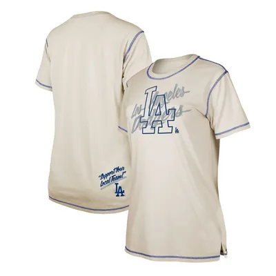 Los Angeles Dodgers New Era Women's Team Split T-Shirt - White