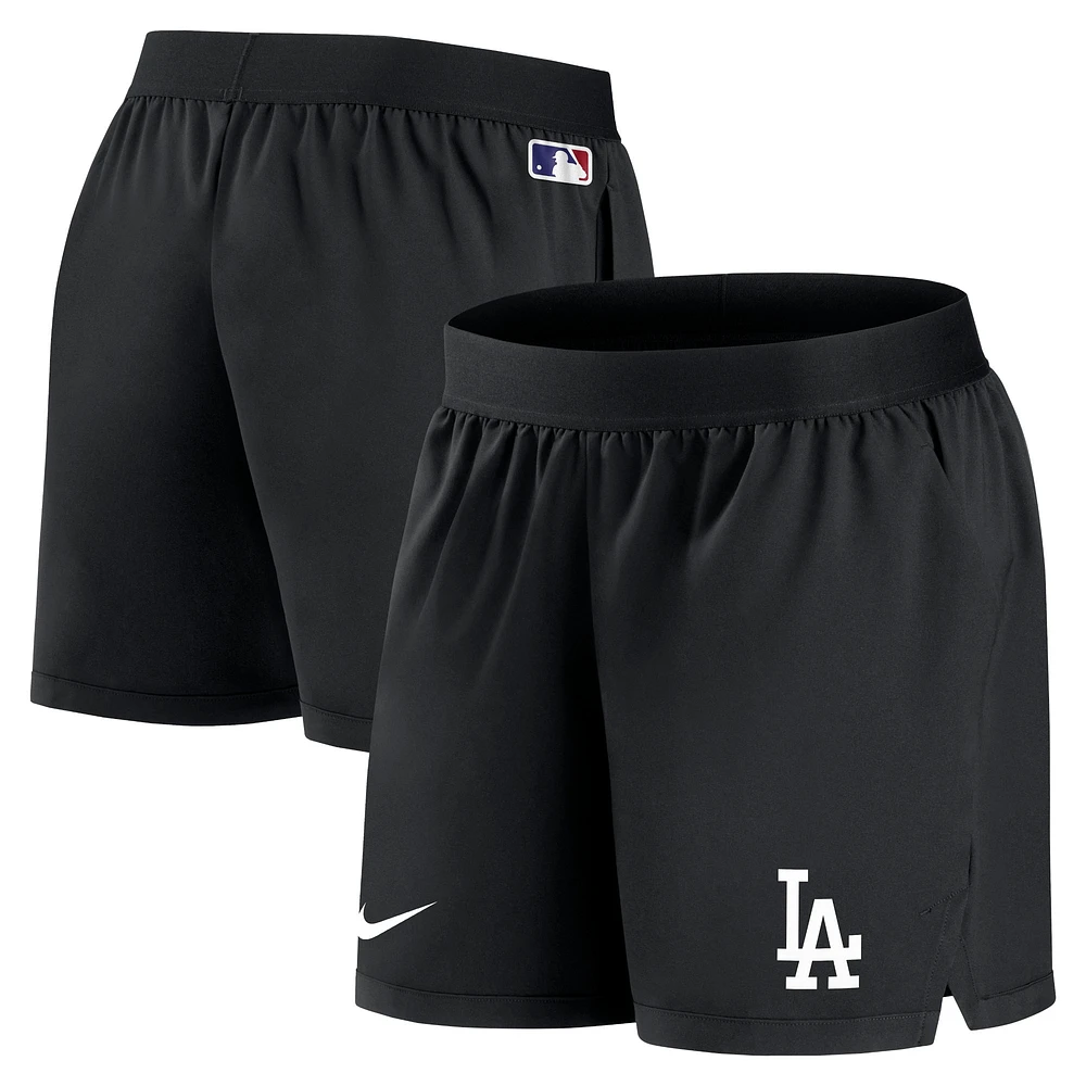 Short Nike Los Angeles Dodgers Authentic Collection Team Performance pour femme - Noir