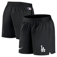 Women's Nike Black Los Angeles Dodgers Authentic Collection Team Performance Shorts