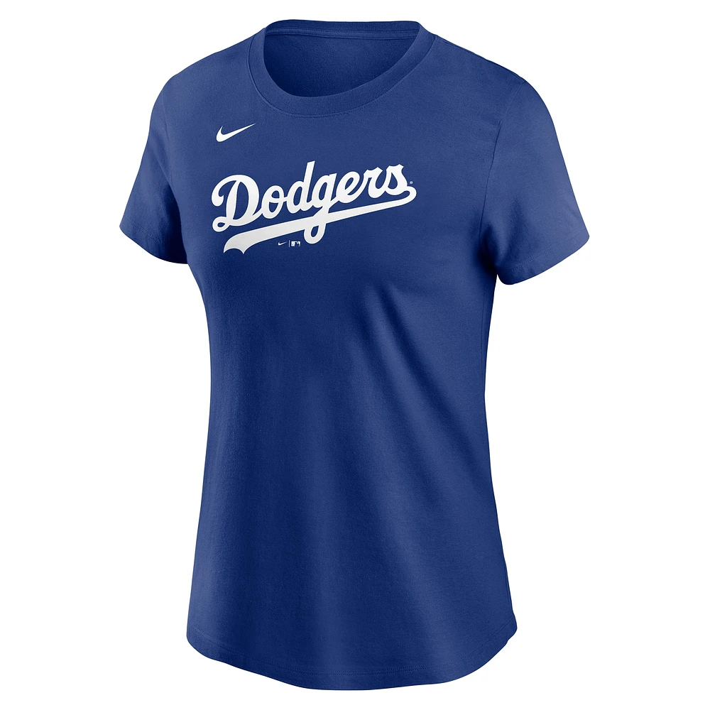 Women's Nike Blake Snell Blue Los Angeles Dodgers Fuse Name & Number T-Shirt