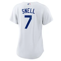 Maillot de joueur réplique à domicile des Dodgers Los Angeles pour femme Nike Blake Snell blanc