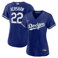 Nike Men's Clayton Kershaw Los Angeles Dodgers Official Player Replica Jersey - White