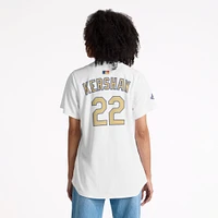 Women's Nike Clayton Kershaw White Los Angeles Dodgers 2025 Gold Collection Limited Jersey
