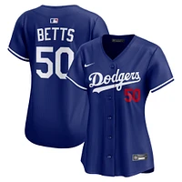 Women's Nike Mookie Betts Royal Los Angeles Dodgers Alternate Limited Jersey