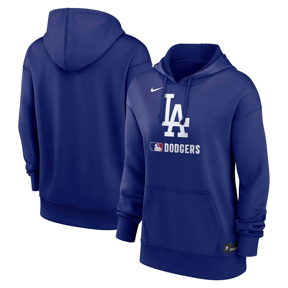 Women's Nike Royal Los Angeles Dodgers Authentic Collection Performance Pullover Hoodie