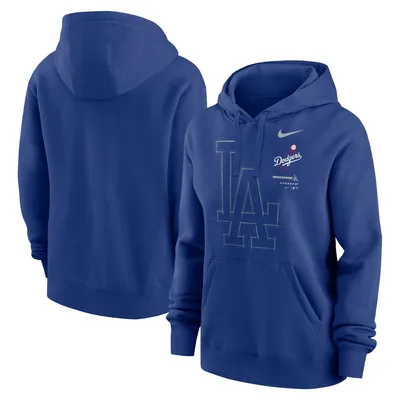 Profile Men's Royal/White Los Angeles Dodgers Big & Tall Yoke Full-Zip Hoodie