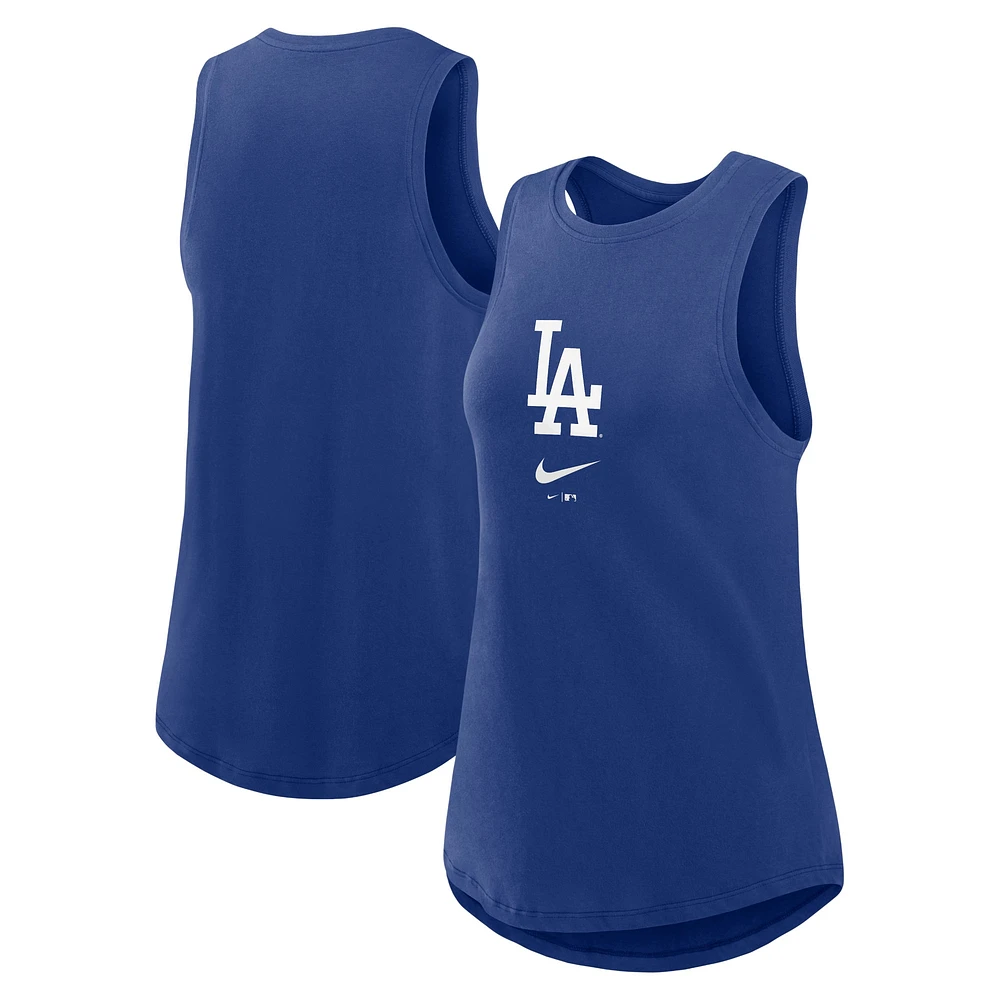 Débardeur tendance à col montant Nike Royal Los Angeles Dodgers Legacy Icon pour femme