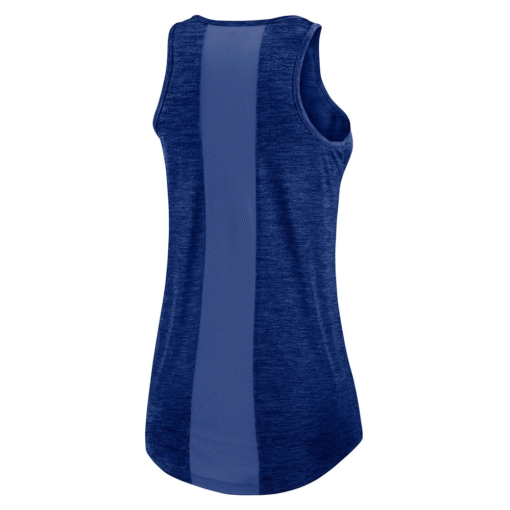 NUT DODGRS ROYAL NIKE LOGO FADE TANK DRI-FIT À COL MONTANT POUR FEMMES