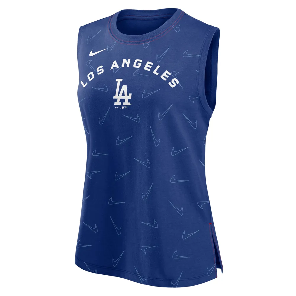 Women's Nike Royal Los Angeles Dodgers Muscle Play Tank Top