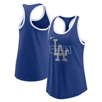 Los Angeles Dodgers Nike Women's X-Ray Racerback Performance Tank Top - Royal