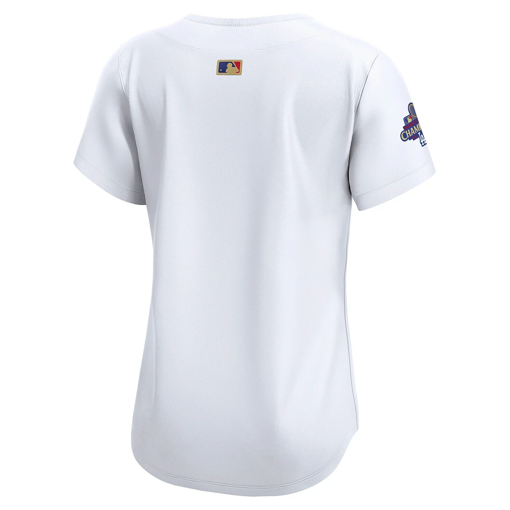 Women's Nike  White Los Angeles Dodgers 2025 Gold Collection Limited Jersey