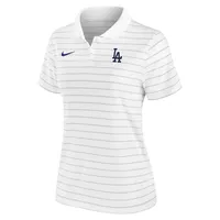 Women's Nike White Los Angeles Dodgers Authentic Collection Victory Performance Polo