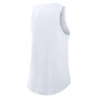 Débardeur Nike City Connect Tricode à col montant pour femme, blanc, des Los Angeles Dodgers