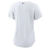 Maillot Nike pour femme blanc Los Angeles Dodgers Home Replica Team