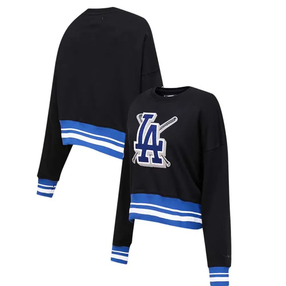 Women's Fanatics Branded White Los Angeles Dodgers Series Pullover Sweatshirt