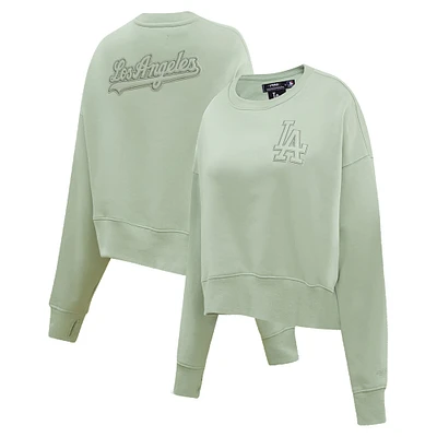 Sweat-shirt en polaire Pro Standard vert Los Angeles Dodgers pour femmes