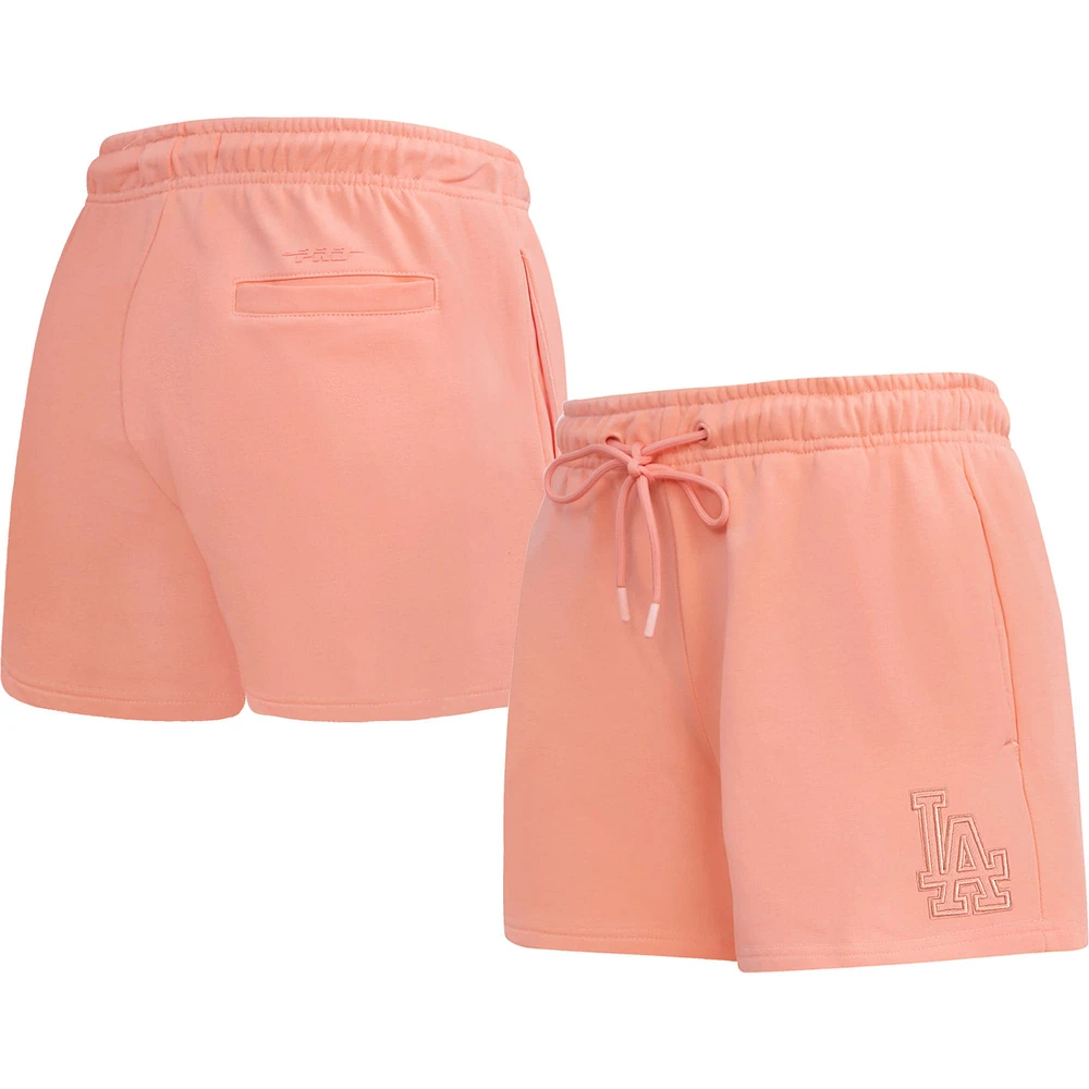 Women's Pro Standard Pink Los Angeles Dodgers Neutral Fleece Shorts