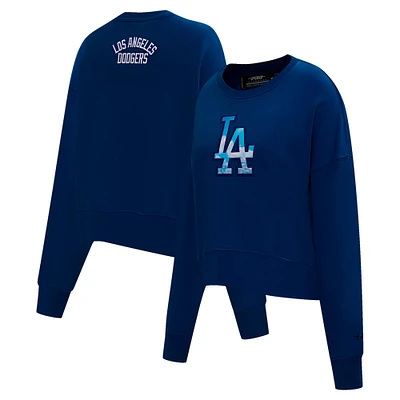 Sweat-shirt Pro Standard Royal Los Angeles Dodgers Painted Sky pour femmes