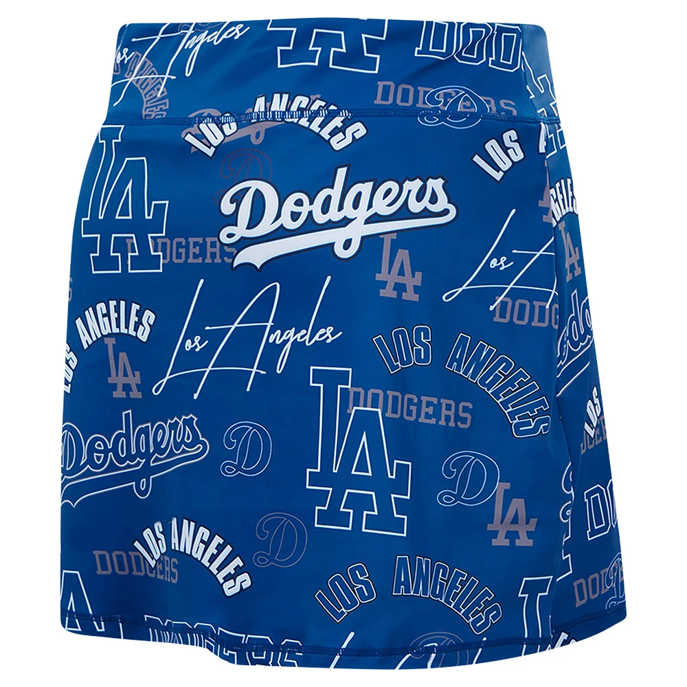 Jupe-short Pro Standard Royal Los Angeles Dodgers Toss Logo Lux pour femme