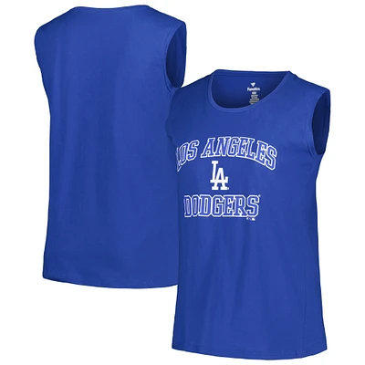 Débardeur Profile Royal Los Angeles Dodgers Taille Plus pour femme