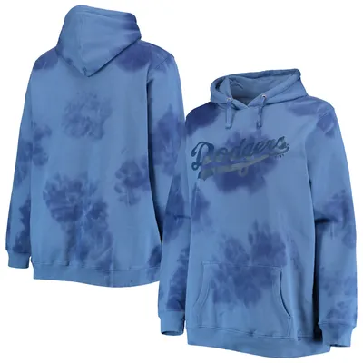 Los Angeles Dodgers Women's Plus Cloud Pullover Hoodie - Royal