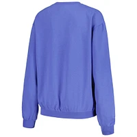 Sweat-shirt à colorant pigmenté pour femmes, doux comme un raisin, Royal Los Angeles Dodgers