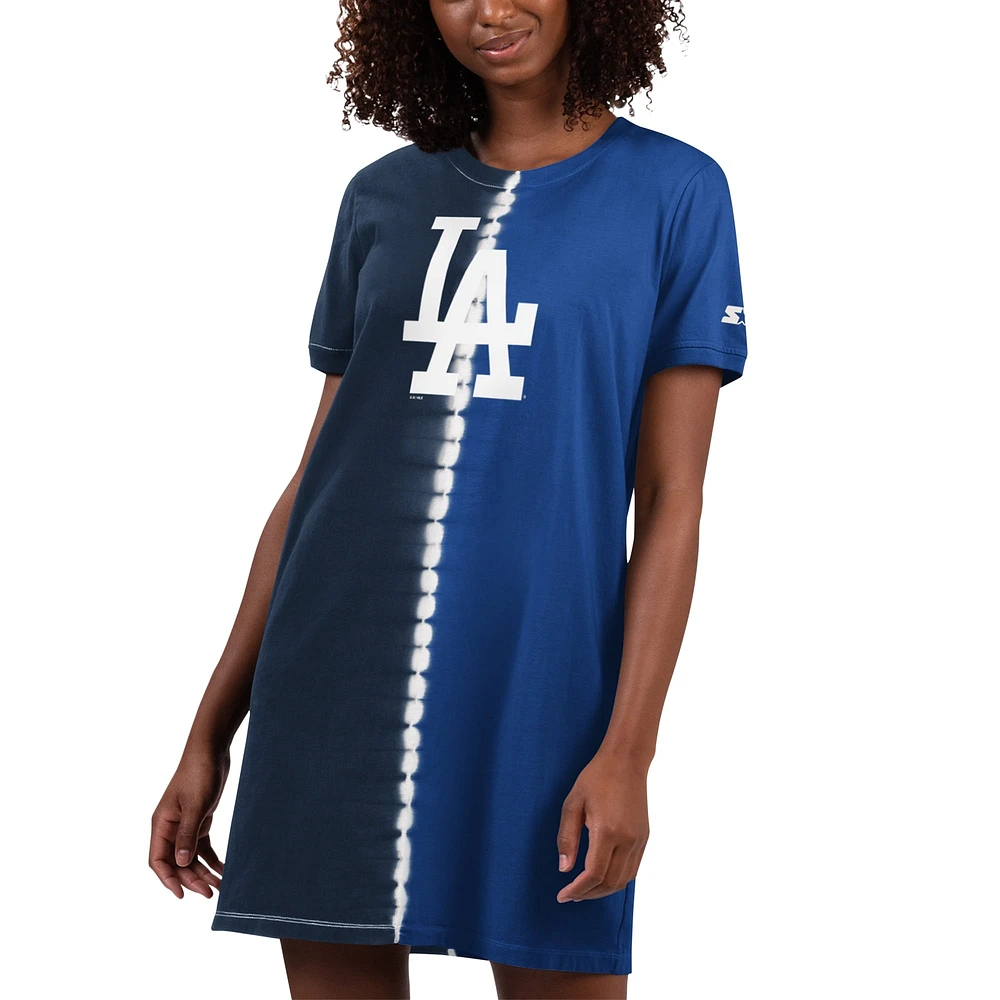 Robe baskets Ace Tie-Dye Starter Navy/Royal pour femmes des Dodgers de Los Angeles