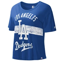 Haut court Starter Royal Los Angeles Dodgers Record Setter pour femme