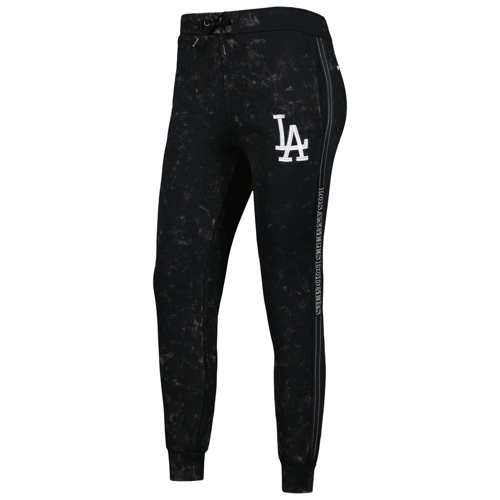 Women's The Wild Collective Black Los Angeles Dodgers Marble Jogger Pants