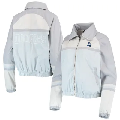 Women's Los Angeles Dodgers Antigua Royal Links Full-Zip Golf Jacket