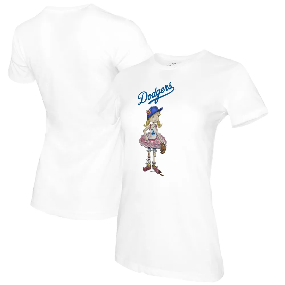Lids Los Angeles Dodgers Tiny Turnip Toddler Stitched Baseball T-Shirt -  White