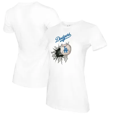 Lids Los Angeles Dodgers Tiny Turnip Youth Baseball Babes T-Shirt - White