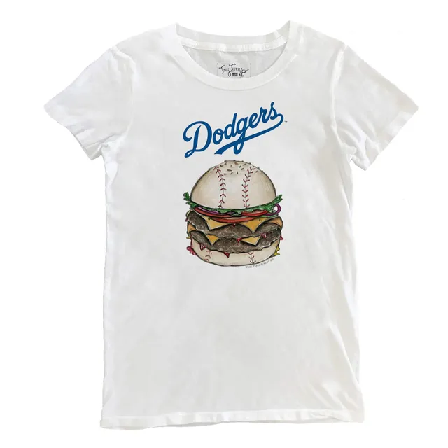 Los Angeles Dodgers Tiny Turnip Toddler James T-Shirt - White