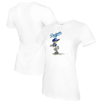 Lids Los Angeles Dodgers Tiny Turnip Youth Stacked T-Shirt - White