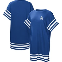 Robe t-shirt Touch Royal Los Angeles Dodgers Cascade pour femme