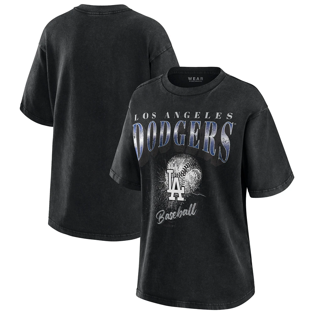 T-shirt boyfriend anthracite des Dodgers de Los Angeles pour femme WEAR by Erin Andrews