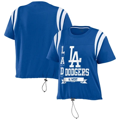 T-shirt WEAR by Erin Andrews Royal Los Angeles Dodgers pour femme