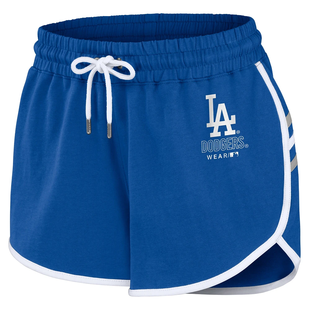 Women's WEAR by Erin Andrews Royal Los Angeles Dodgers Logo Shorts