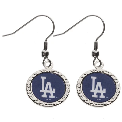 Boucles d'oreilles pendantes rondes WinCraft Royal Los Angeles Dodgers pour femme