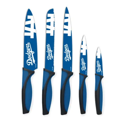 Los Angeles Dodgers Woodrow 5-Piece Stainless Steel Cutlery Knife Set