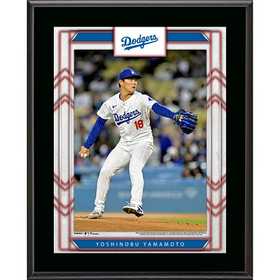 Yoshinobu Yamamoto Los Angeles Dodgers 10.5" x 13" Sublimated Player Plaque