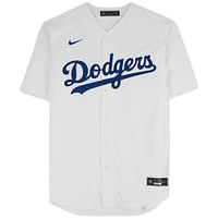 Yoshinobu Yamamoto Los Angeles Dodgers Autographed Nike White Replica Jersey 