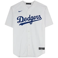 Yoshinobu Yamamoto Los Angeles Dodgers Autographed Nike White Replica Jersey - Kanji Signature