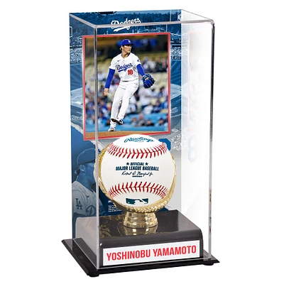 Vitrine sublimée des Dodgers de Los Angeles de Yoshinobu Yamamoto avec image