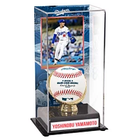 Vitrine sublimée des Dodgers de Los Angeles de Yoshinobu Yamamoto avec image